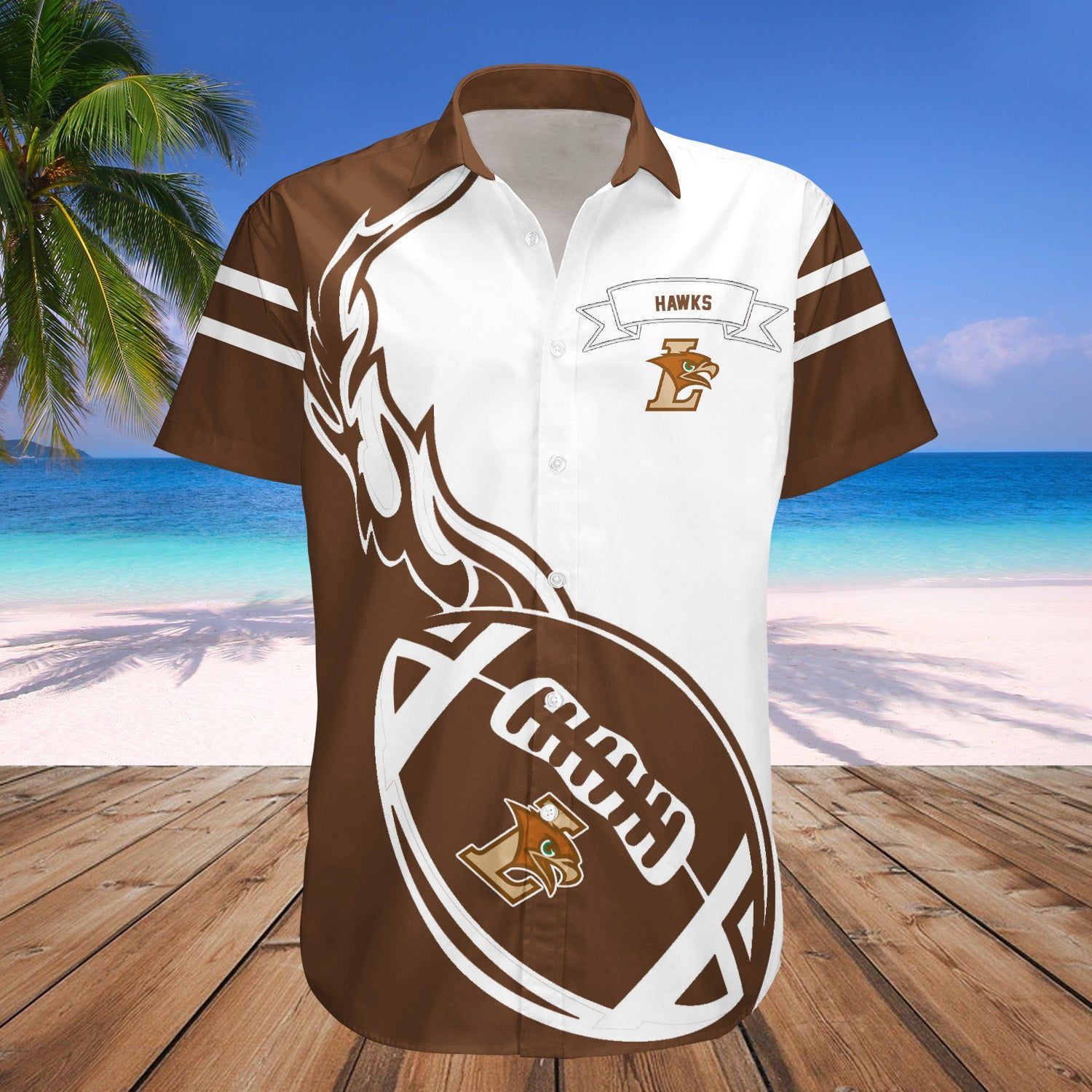 Lehigh Mountain Hawks Hawaii Shirt Flame Ball – NCAA