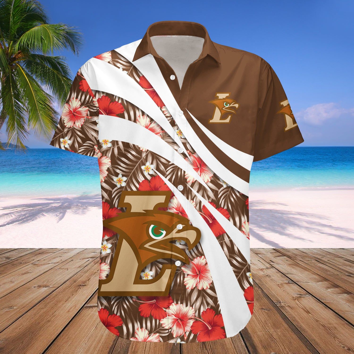 Lehigh Mountain Hawks Hawaii Shirt Hibiscus Sport Style – NCAA