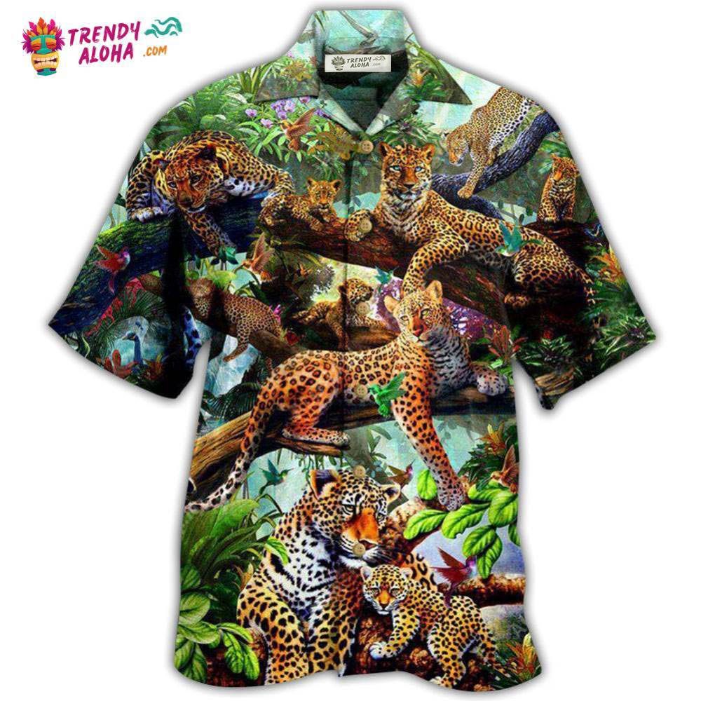Leopard Animals Life Is Better With A Leopard In Forest Hawaiian Shirt – Trendy Aloha Leopard Animals Life Is Better With A Leopard In Forest Hawaiian Shirt – Trendy Aloha
