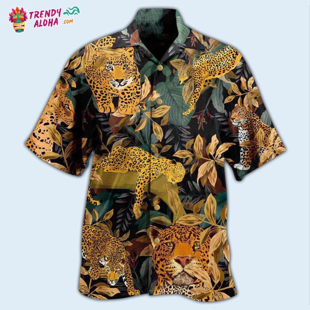 Leopard Animals Proud Leopard Natural Print Hawaiian Shirt – Trendy Aloha