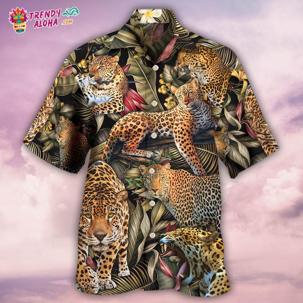 Leopard Into The Jungle Hawaiian Shirt – Trendy Aloha