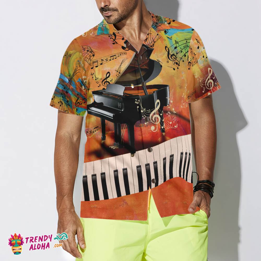 Let The Piano Guide You To The World Hawaiian Shirt