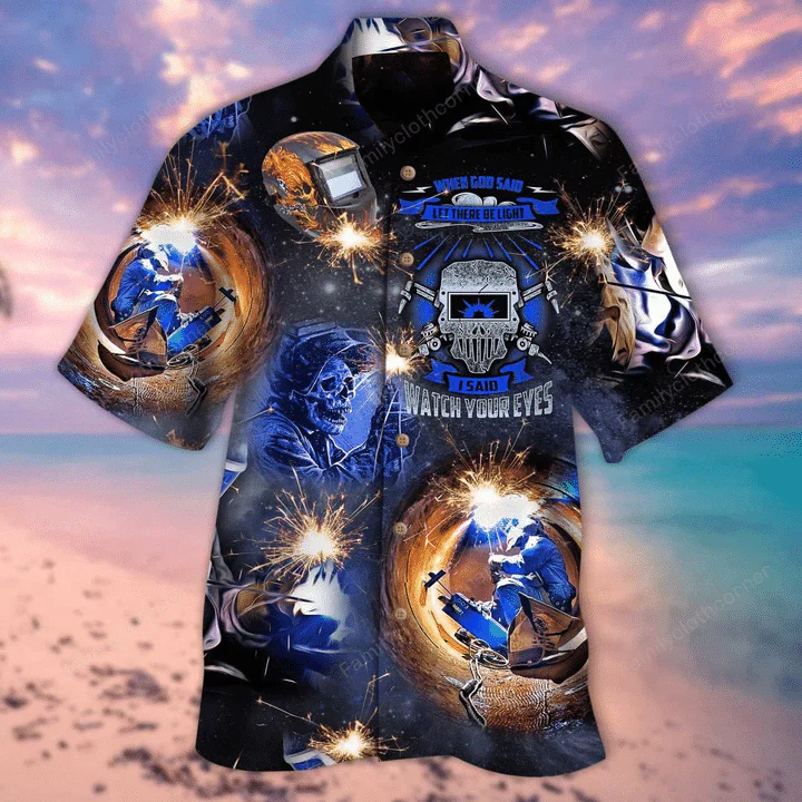 Let There Be Light Trendy Hawaiian Shirt For Men & Women