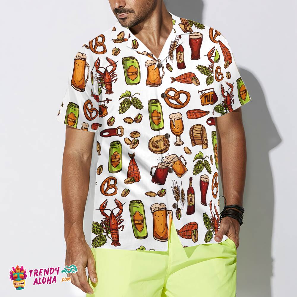 Let’s Drink Premium Beer Hawaiian Shirt