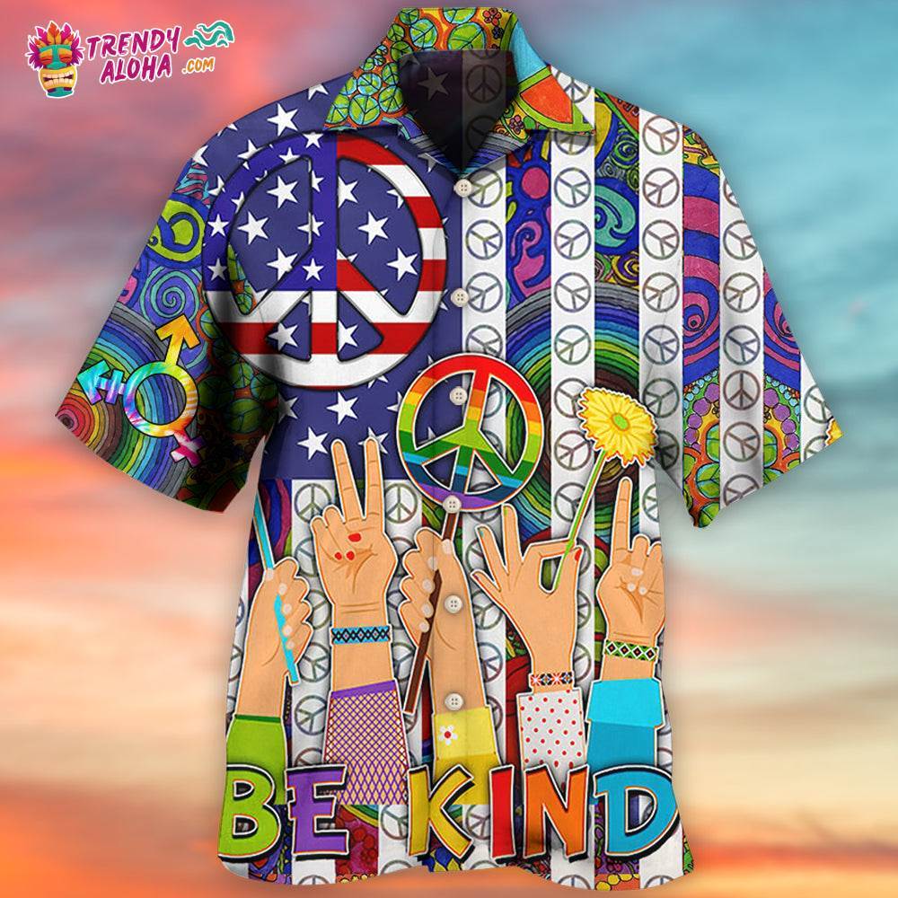 Lgbt Be Kind Style Hawaiian Shirt – Trendy Aloha