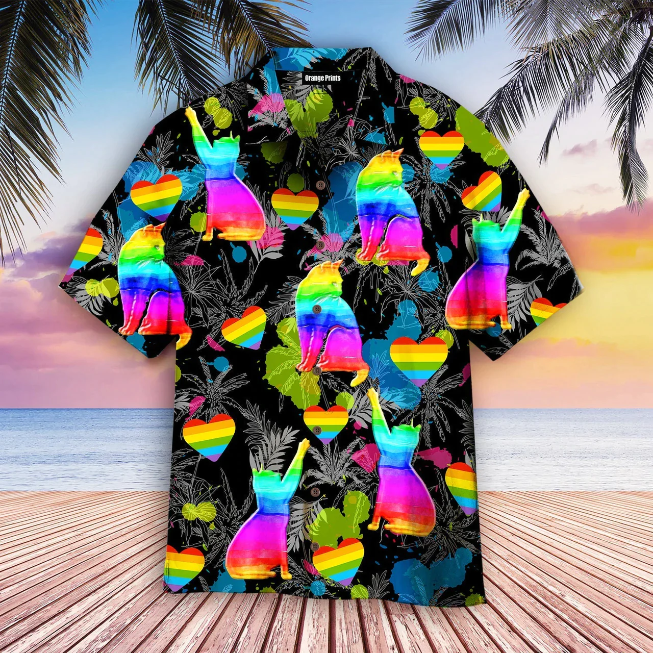 Lgbt Cat Pride Month Aloha Trendy Hawaiian Shirts