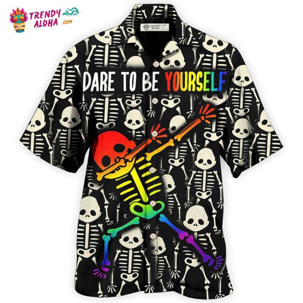 Lgbt Dare To Be Yourself Style Hawaiian Shirt – Trendy Aloha Lgbt Dare To Be Yourself Style Hawaiian Shirt – Trendy Aloha