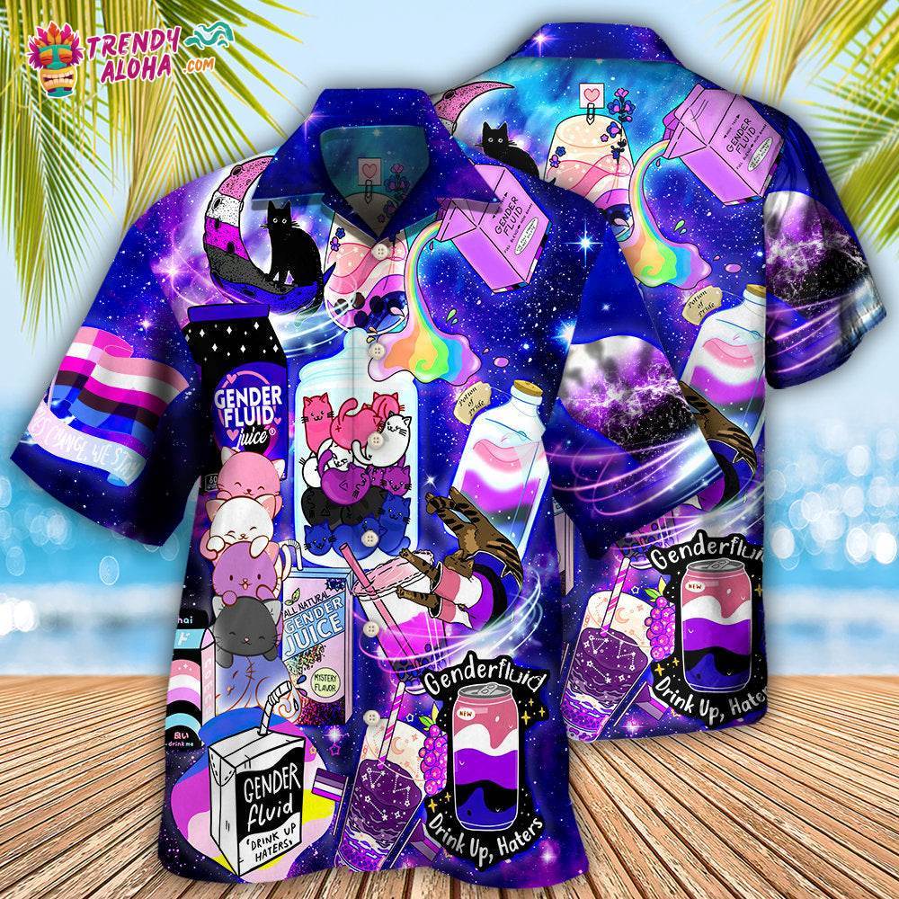 Lgbt Gender Fluid Hawaiian Shirt – Trendy Aloha