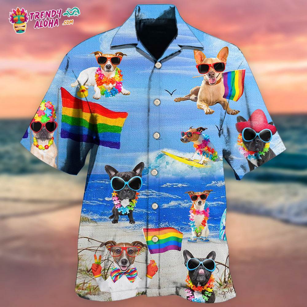 Lgbt Jack Russell Terrier Cool Hawaiian Shirt – Trendy Aloha
