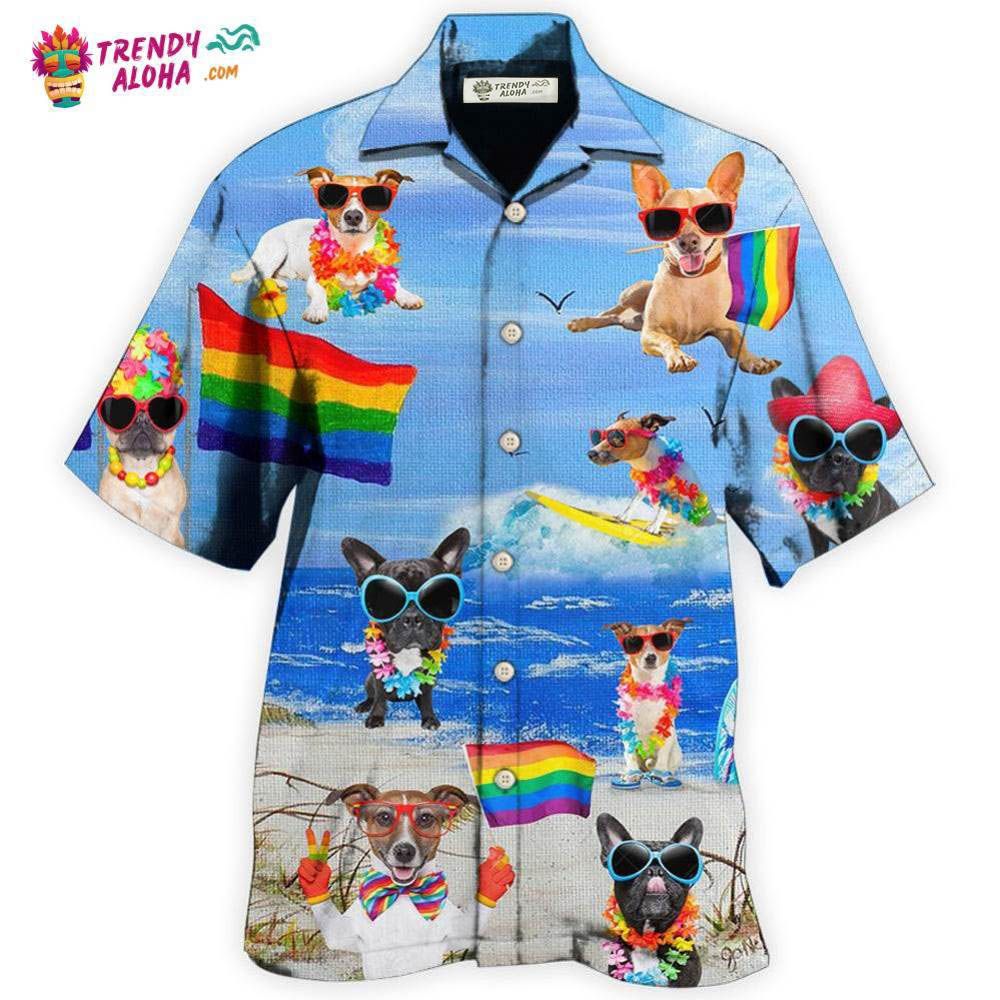 Lgbt Jack Russell Terrier Cool Hawaiian Shirt – Trendy Aloha