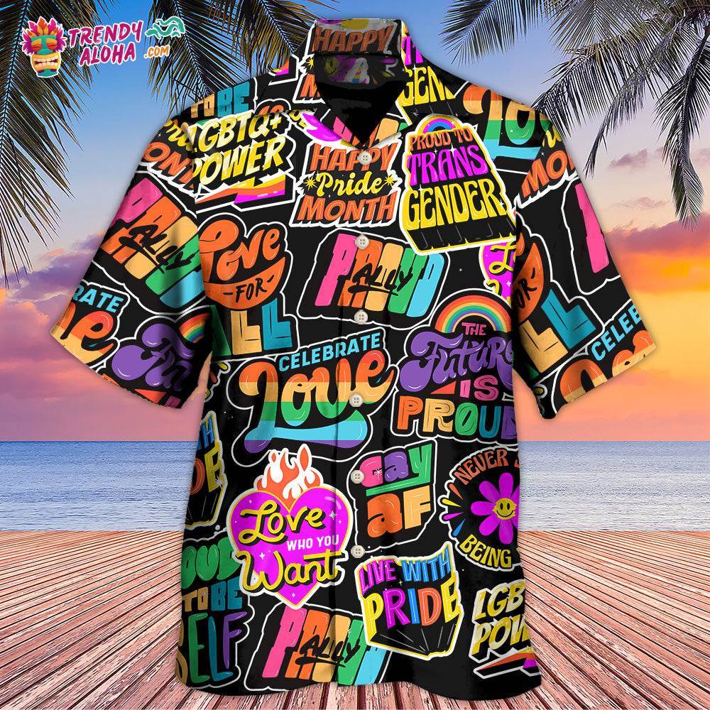 Lgbt Love Is Love Pride Month Hawaiian Shirt – Trendy Aloha