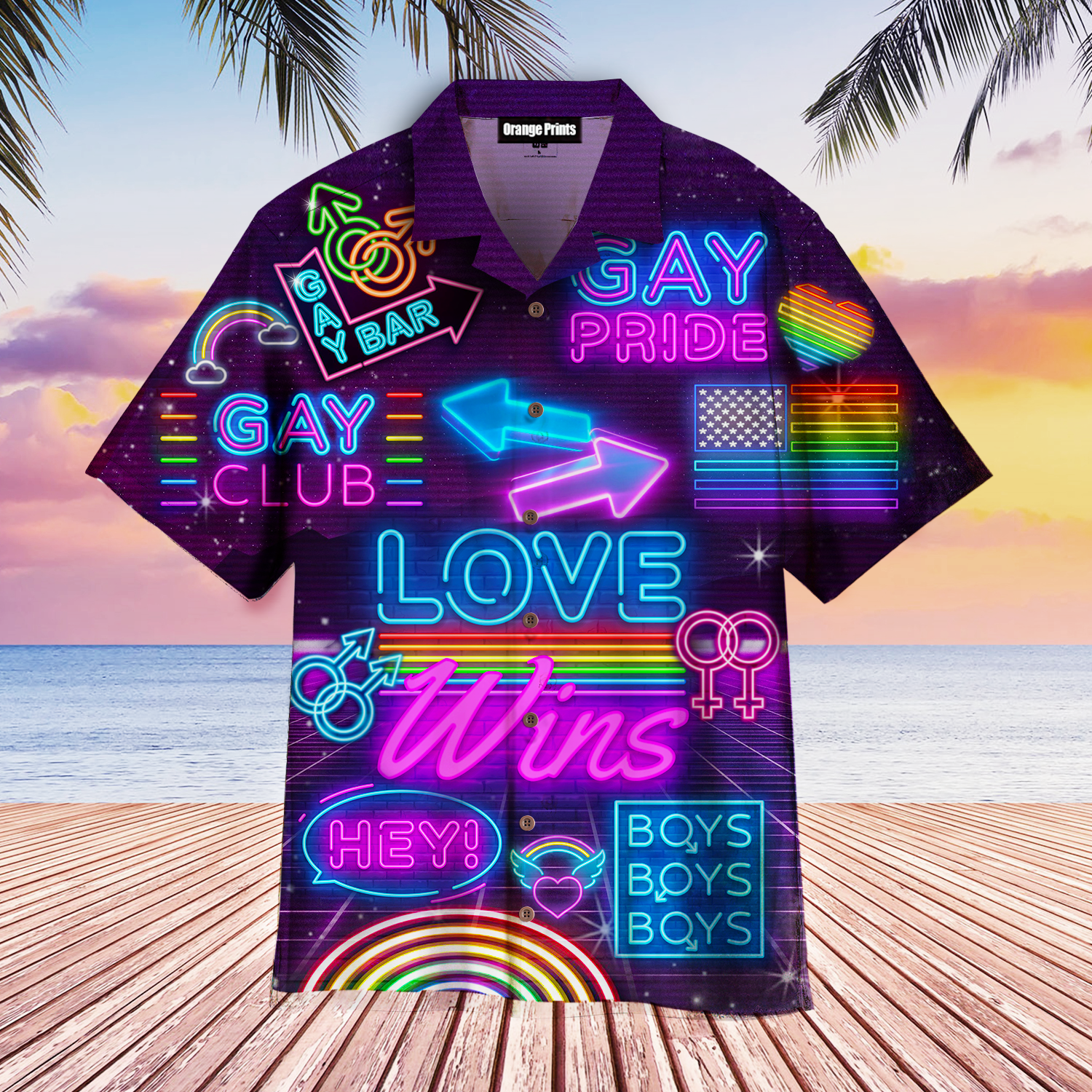 Lgbt Love Wins Pride Month Aloha Hawaiian Shirts For Men & For Women |