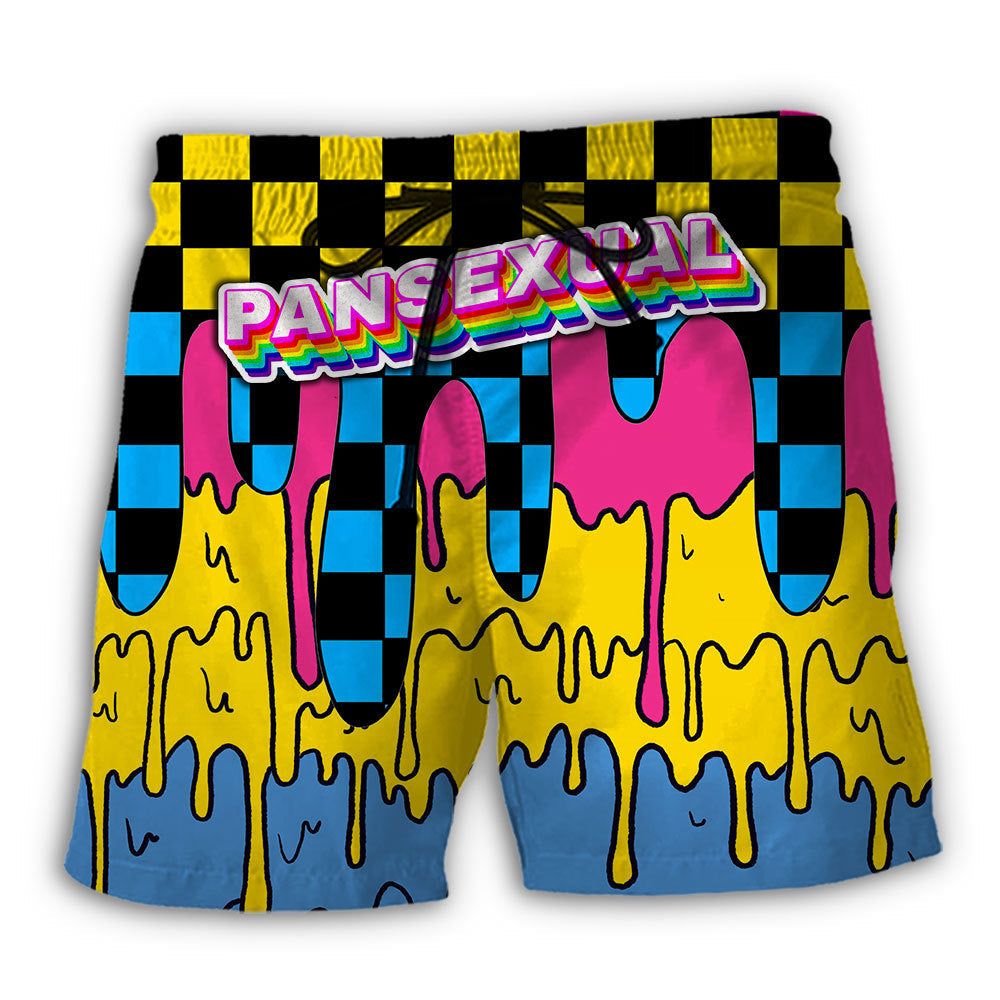 Lgbt Pansexual Pop Art Color Trendy Aloha Hawaiian Beach Shorts