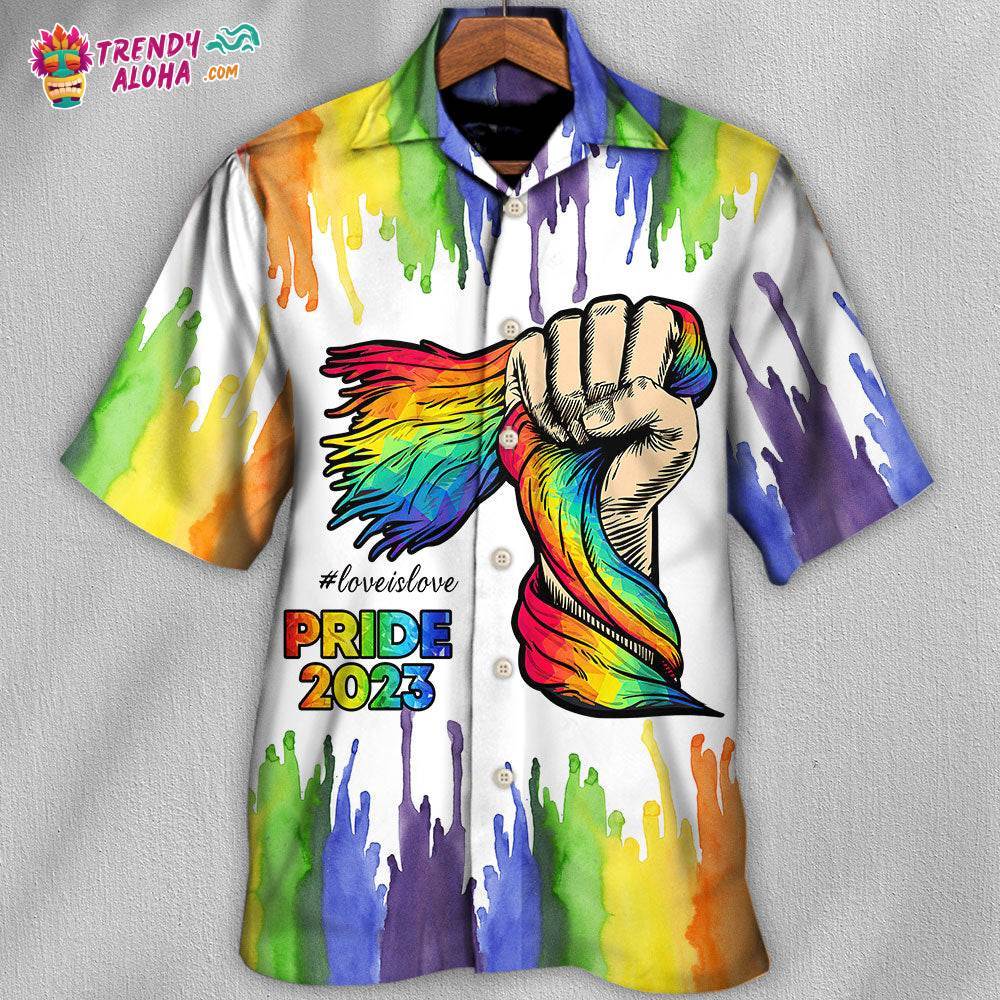 Lgbt Pride Love Is Love 2023 Hawaiian Shirt – Trendy Aloha