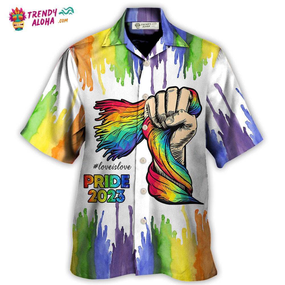 Lgbt Pride Love Is Love 2023 Hawaiian Shirt – Trendy Aloha