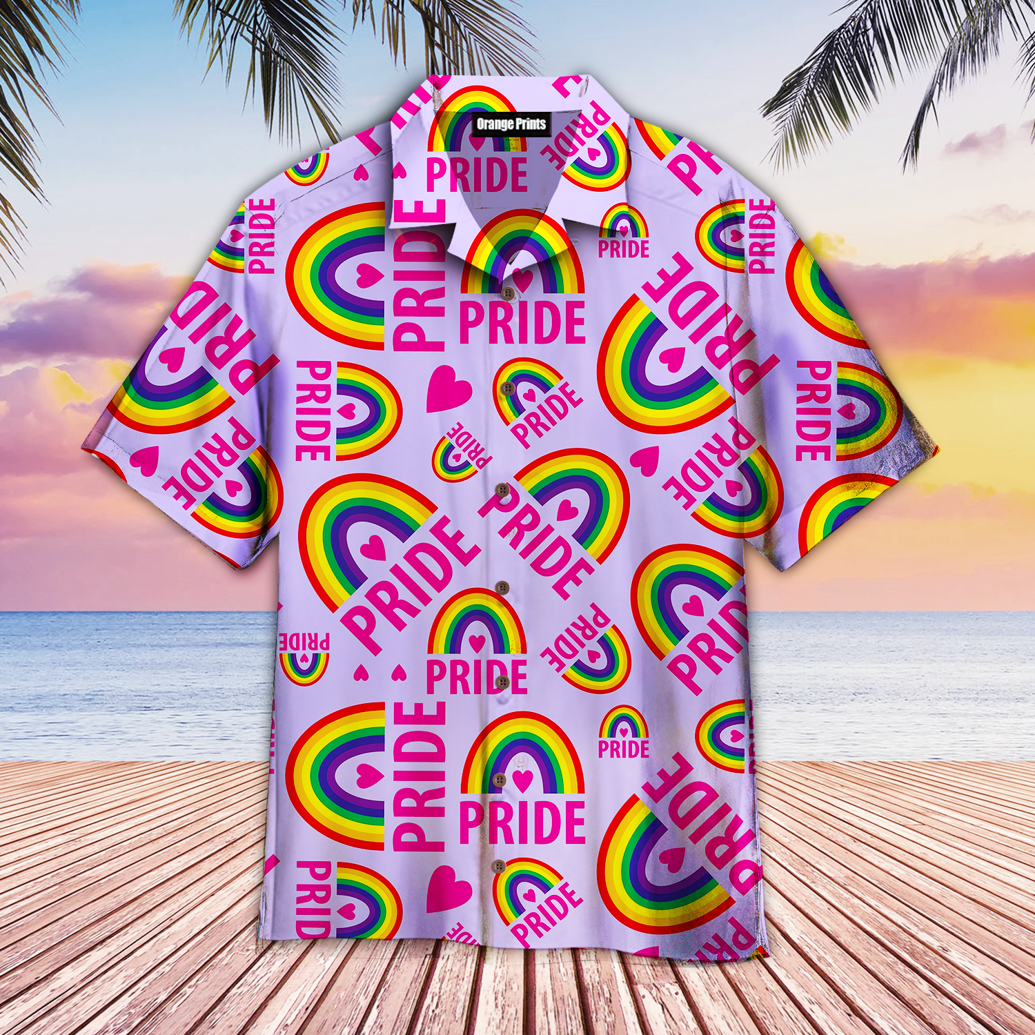 Lgbt Pride Month Aloha Hawaiian Shirts For Men & For Women |