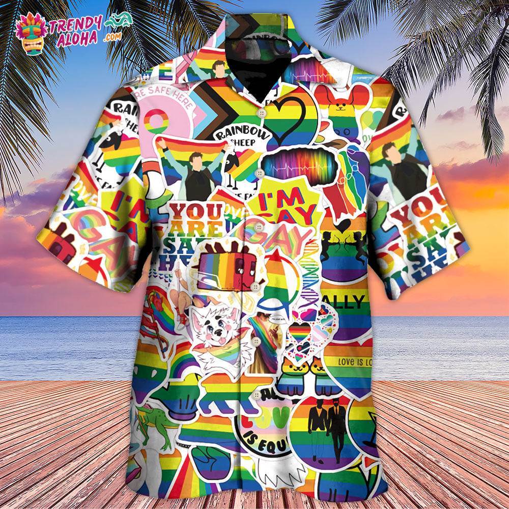 Lgbt Rainbow I’m Gay Hawaiian Shirt – Trendy Aloha