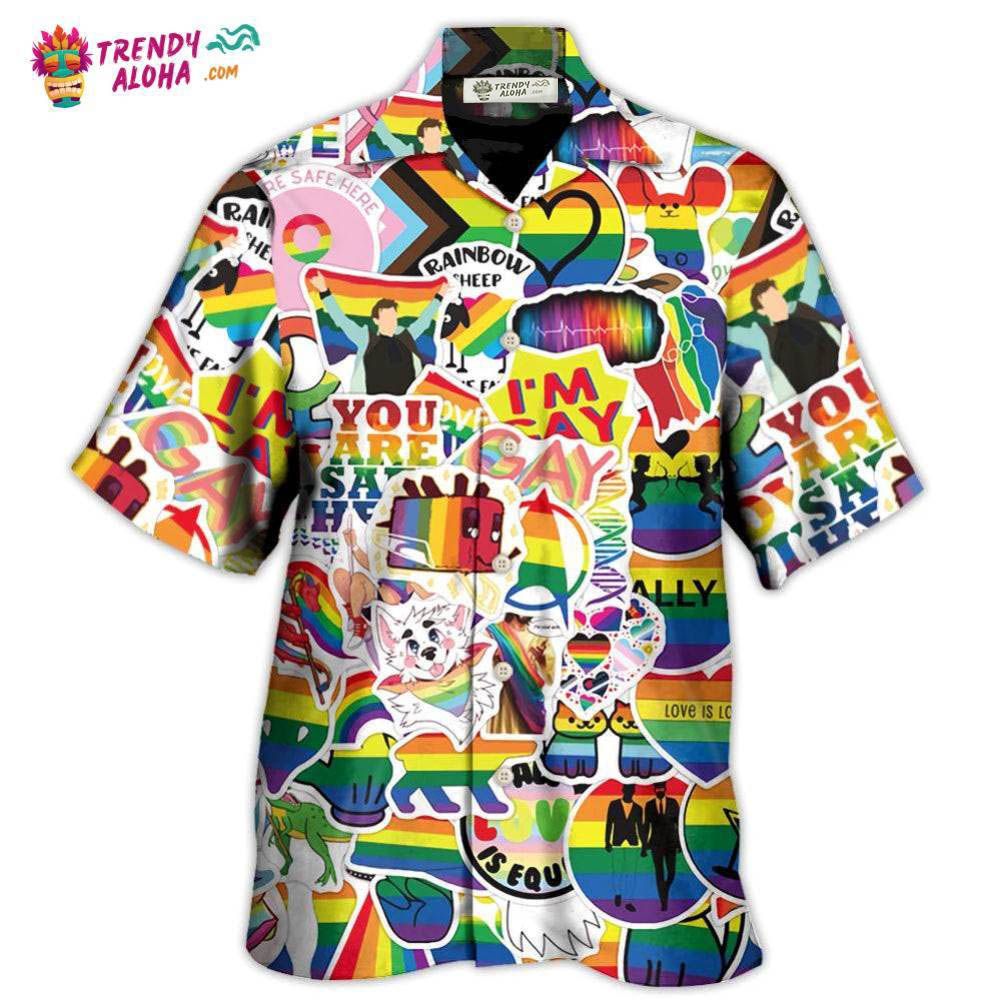 Lgbt Rainbow I’m Gay Hawaiian Shirt – Trendy Aloha Lgbt Rainbow I’m Gay Hawaiian Shirt – Trendy Aloha