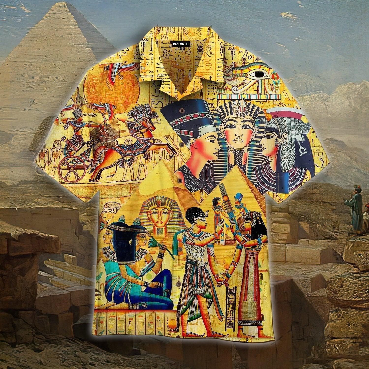 Life Of Egyptian Pyramids Hawaiian Shirt For