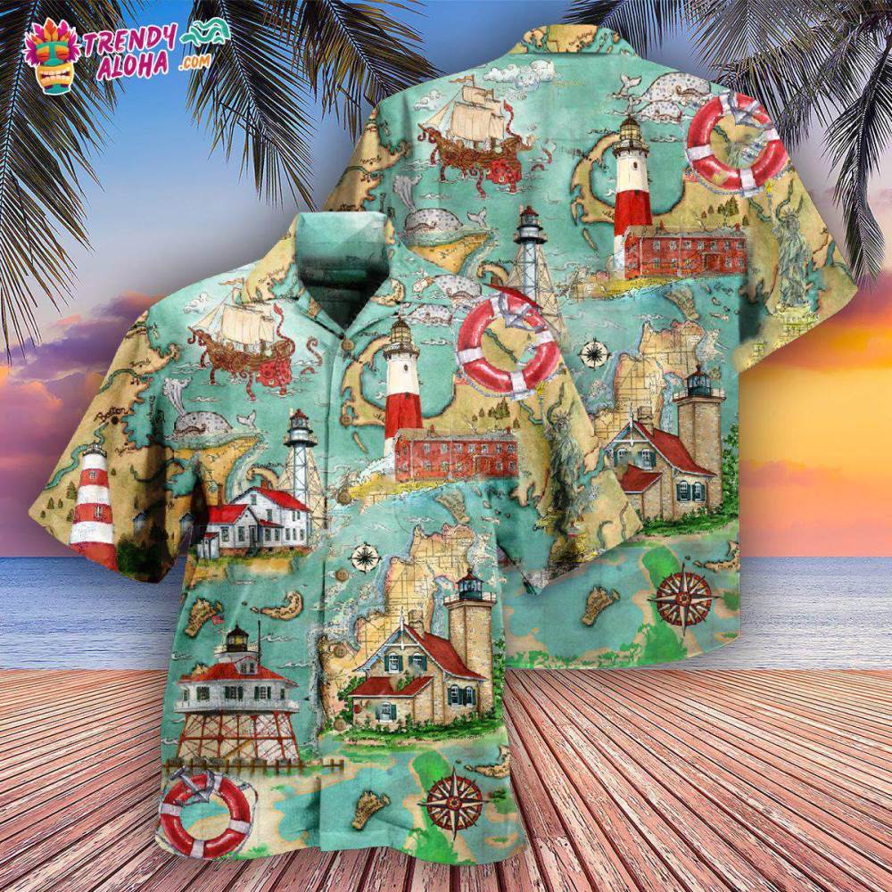 Lighthouse Guide Me Around The World Hawaiian Shirt – Trendy Aloha