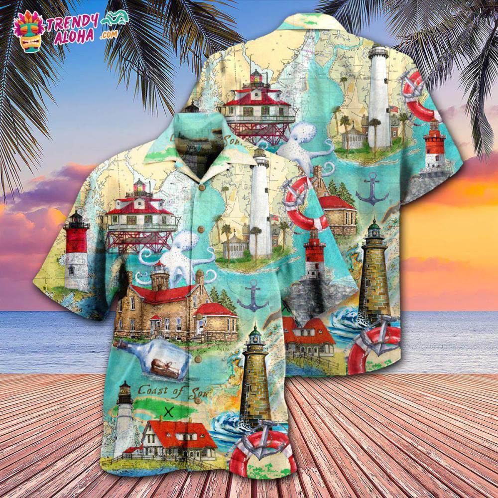 Lighthouse Take The Cruise Of Your Life Follow The Lighthouse Hawaiian Shirt – Trendy Aloha