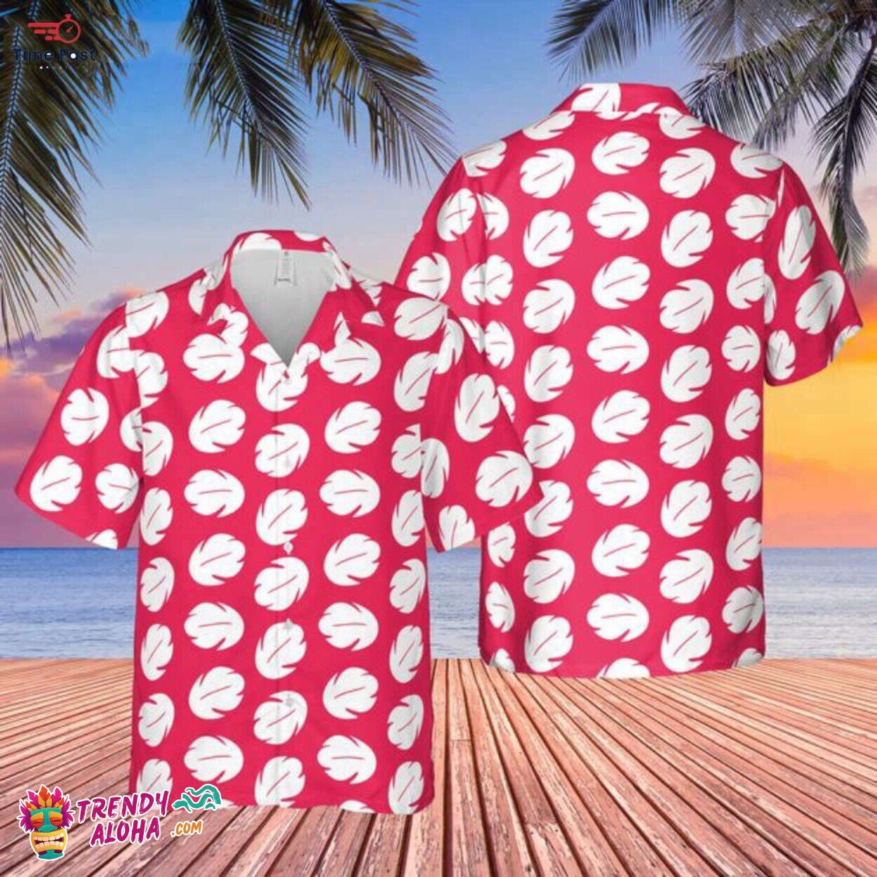 Lilo Disney Inspired Tropical Hawaiian Dress Shirt Summer Fun