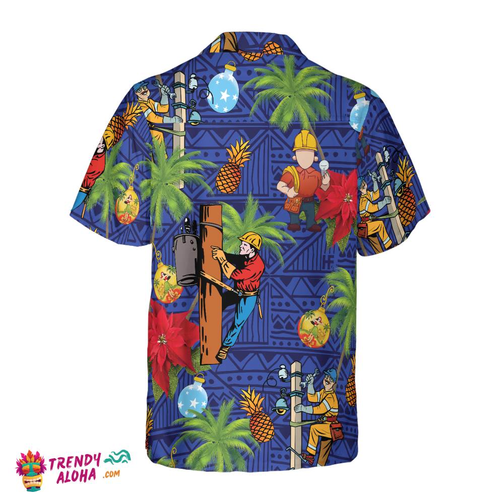Lineman Proud Hawaiian Shirt