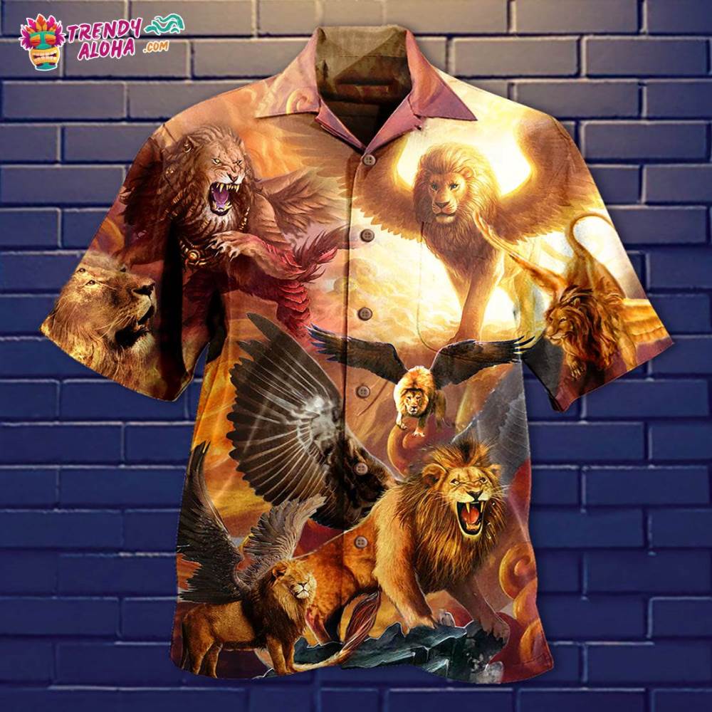 Lion King Love Life Hawaiian Shirt – Trendy Aloha