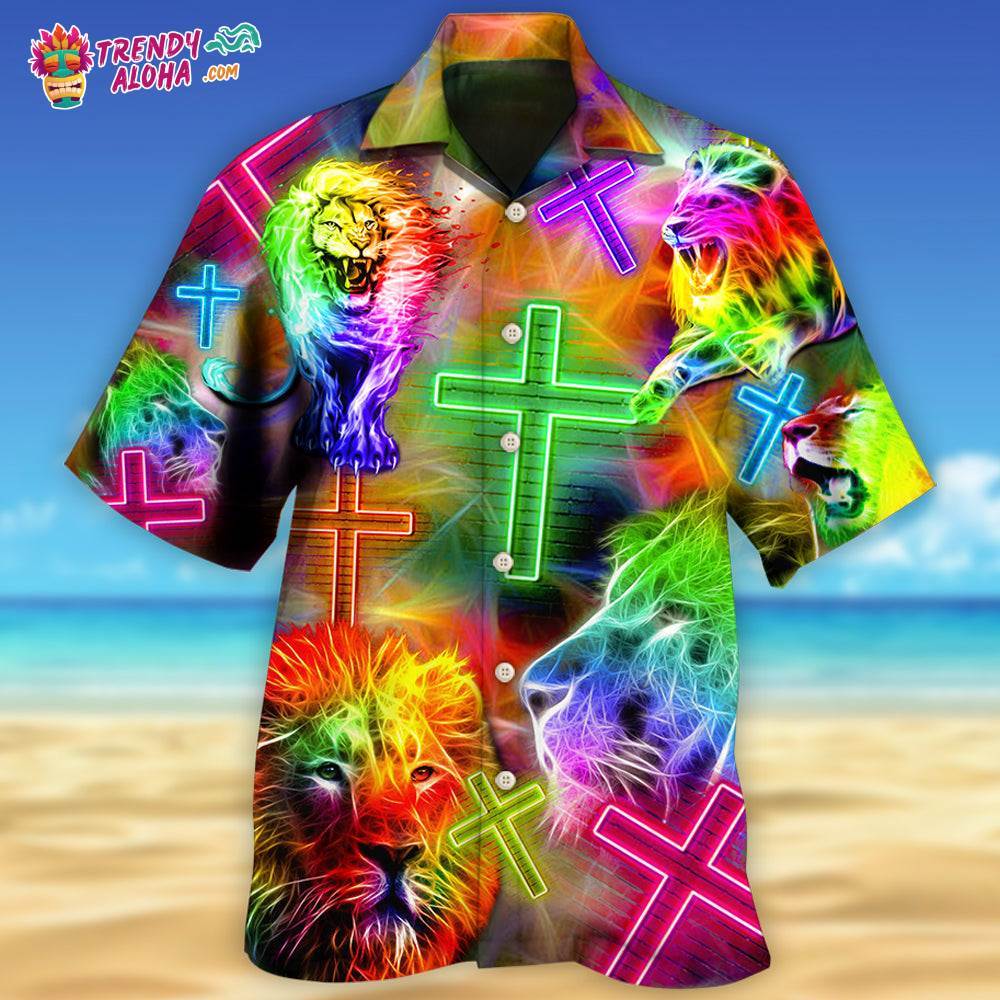 Lion Of God Style Hawaiian Shirt – Trendy Aloha