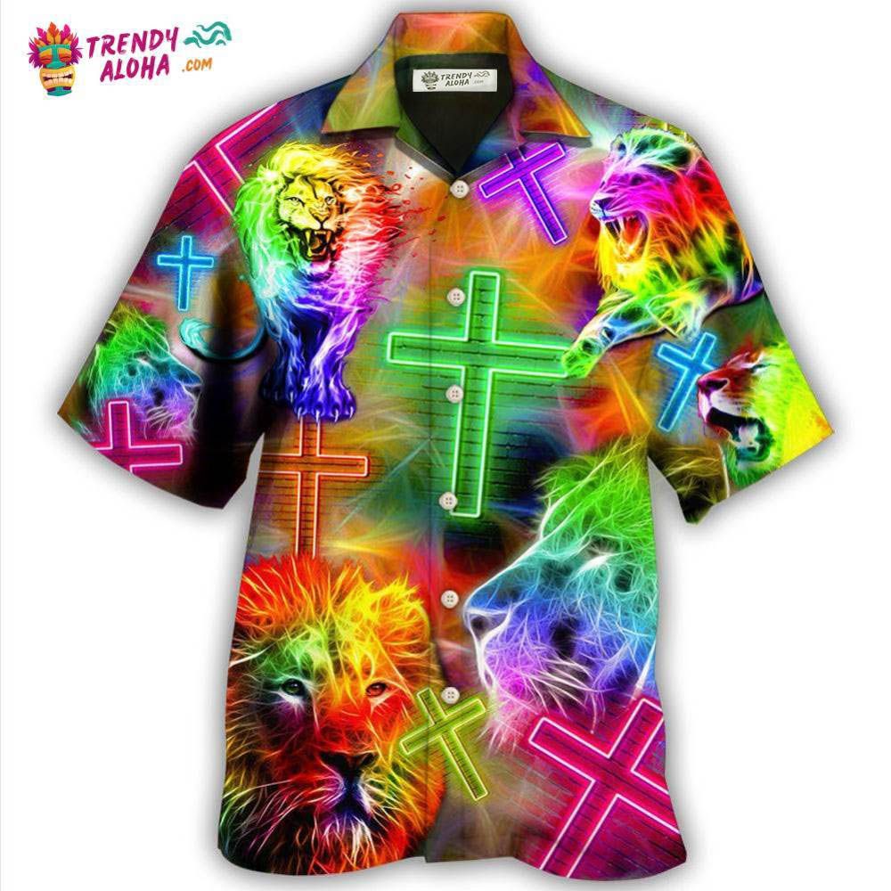 Lion Of God Style Hawaiian Shirt – Trendy Aloha
