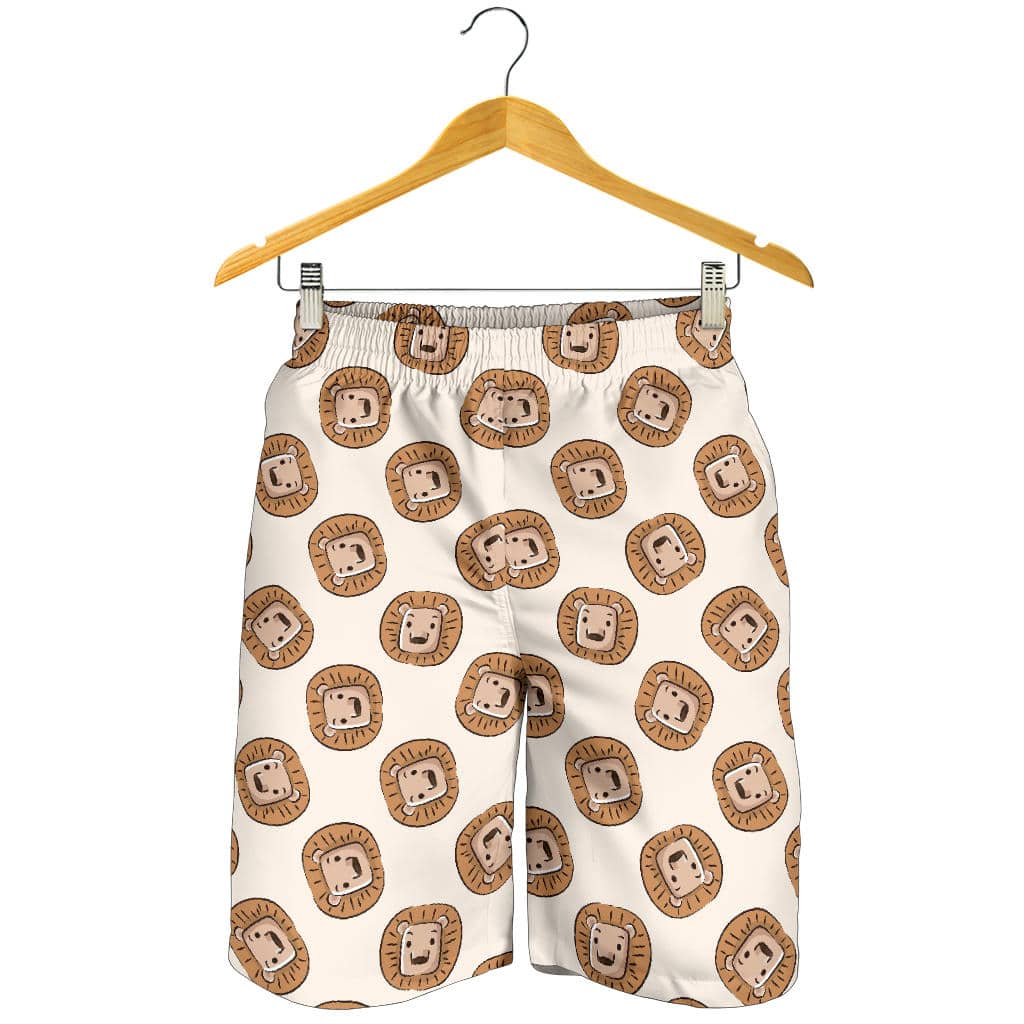 Lion Pattern Print Design 01 For Men Women Kid Shorts