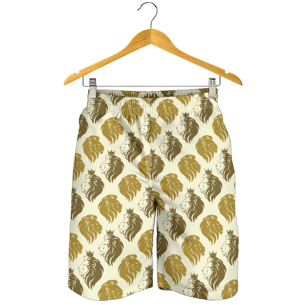 Lion Pattern Print Design 02 For Men Women Kid Shorts