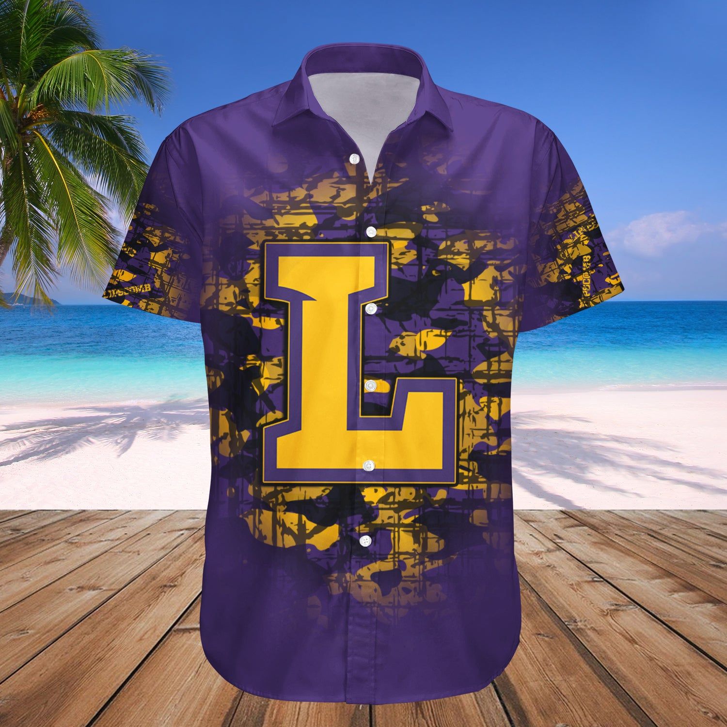 Lipscomb Bisons Hawaii Shirt Camouflage Vintage – NCAA