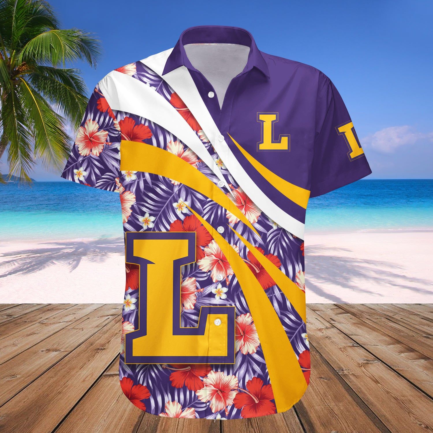 Lipscomb Bisons Hawaii Shirt Hibiscus Sport Style – NCAA