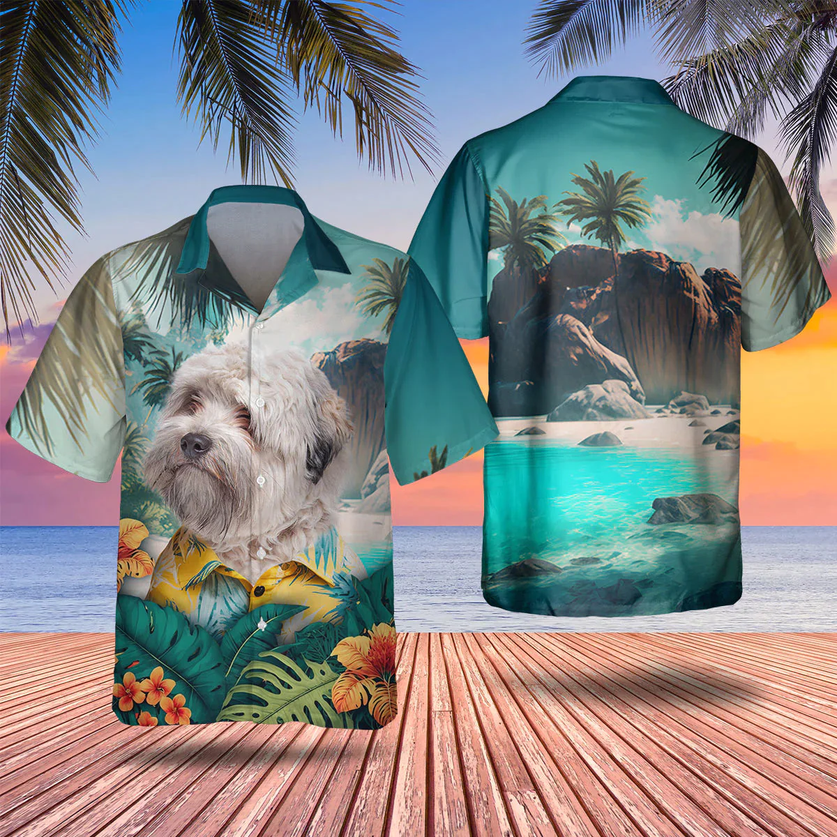 Little Lion Dog Tropical Trendy Hawaiian Shirt, Dog Lover Trendy Hawaiian Shirt, Summer Gift For Men And Women Little Lion Dog Tropical Trendy Hawaiian Shirt, Dog Lover Trendy Hawaiian Shirt, Summer Gift For Men And Women