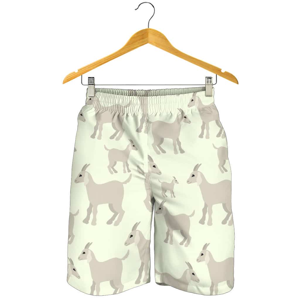 Little Young Goat Pattern For Men Women Kid Shorts
