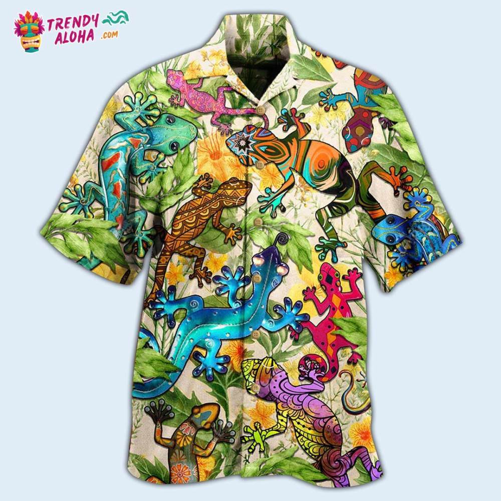Lizard Animals Back Off Or The Lizard Gets Its Hawaiian Shirt – Trendy Aloha