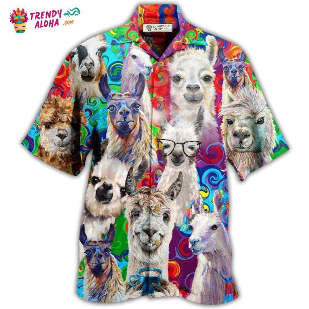 Llama Nah My Prob Llama Hawaiian Shirt – Trendy Aloha Llama Nah My Prob Llama Hawaiian Shirt – Trendy Aloha