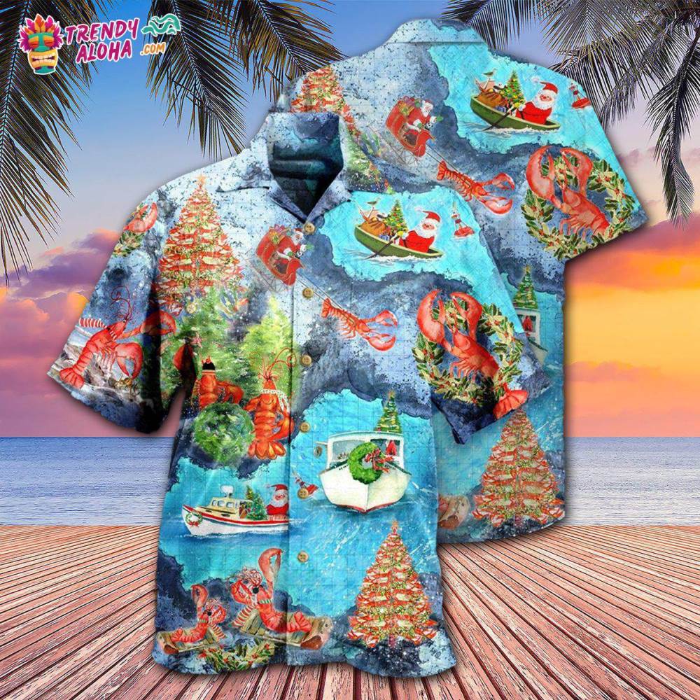 Lobster Christmas You Are My Lobster Hawaiian Shirt – Trendy Aloha