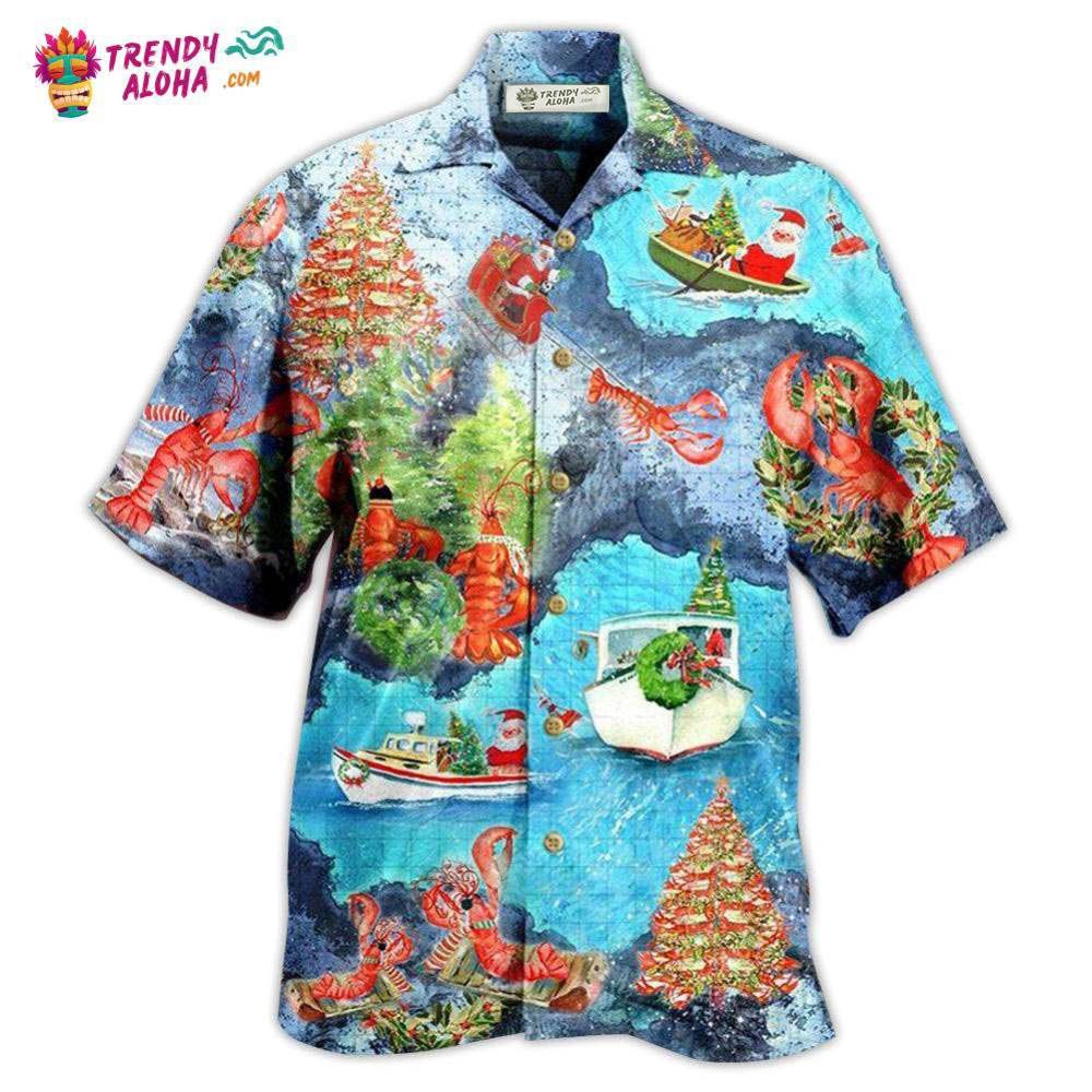 Lobster Christmas You Are My Lobster Hawaiian Shirt – Trendy Aloha Lobster Christmas You Are My Lobster Hawaiian Shirt – Trendy Aloha