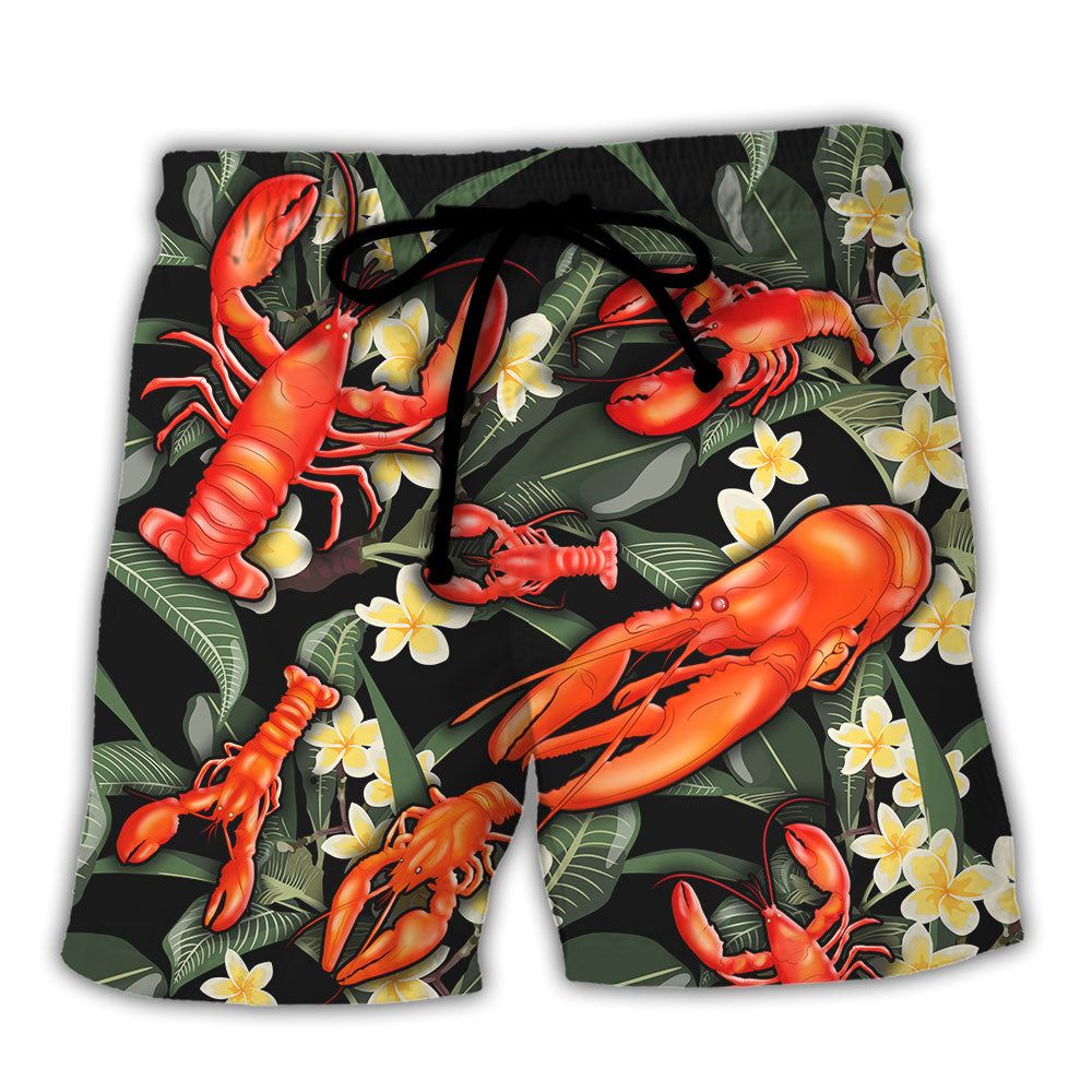 Lobster Funny Advice From A Lobster Tropical Vibe Amazing Style Trendy Aloha Hawaiian Beach Shorts Lobster Funny Advice From A Lobster Tropical Vibe Amazing Style Trendy Aloha Hawaiian Beach Shorts