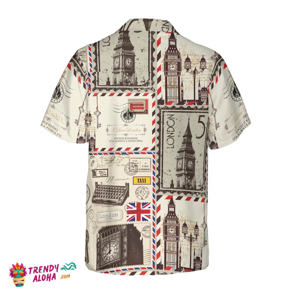 London Pattern Hawaiian Shirt
