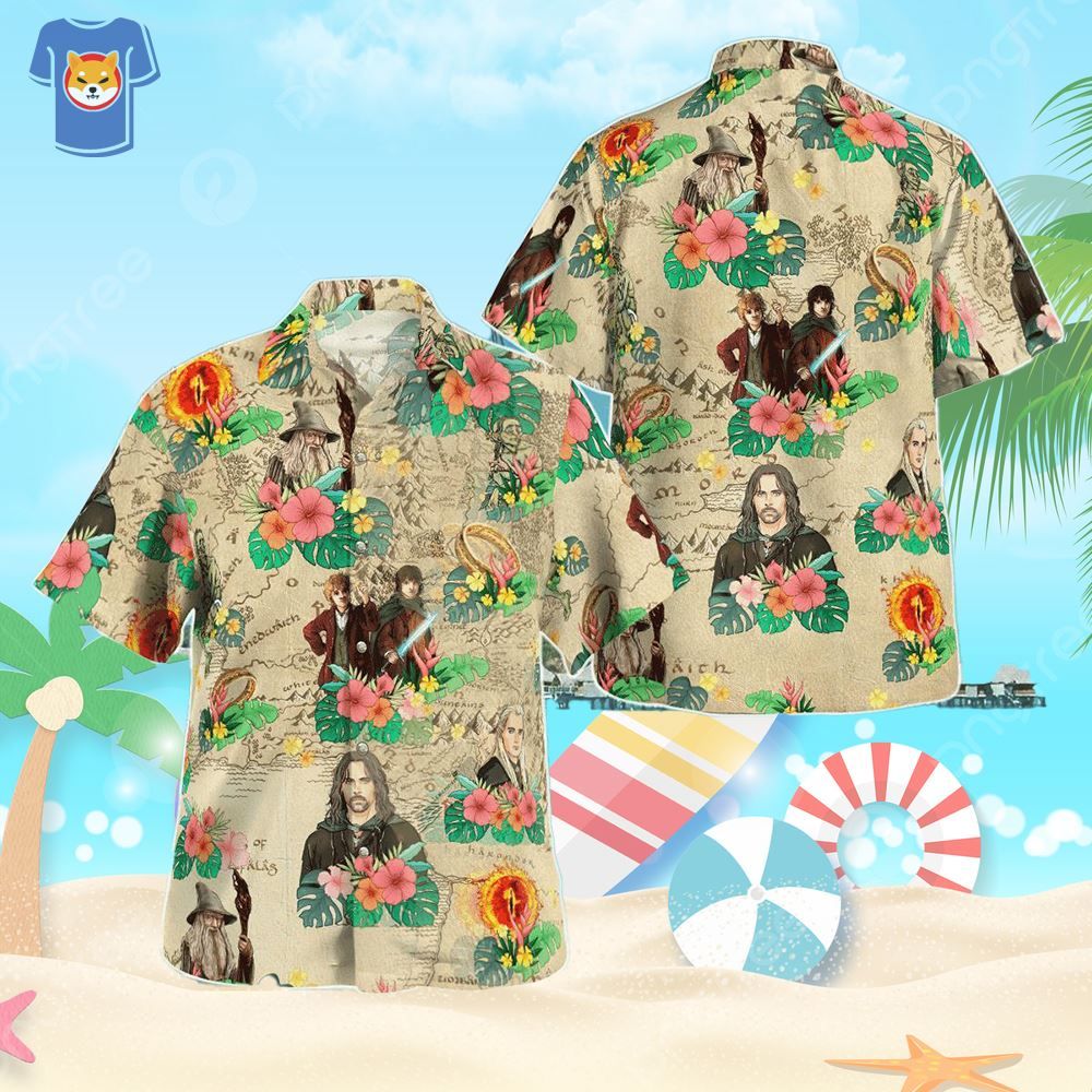 Lord Of The Rings Tropical Hawaiian Shirt Aloha Aloha Shirt For Men Women