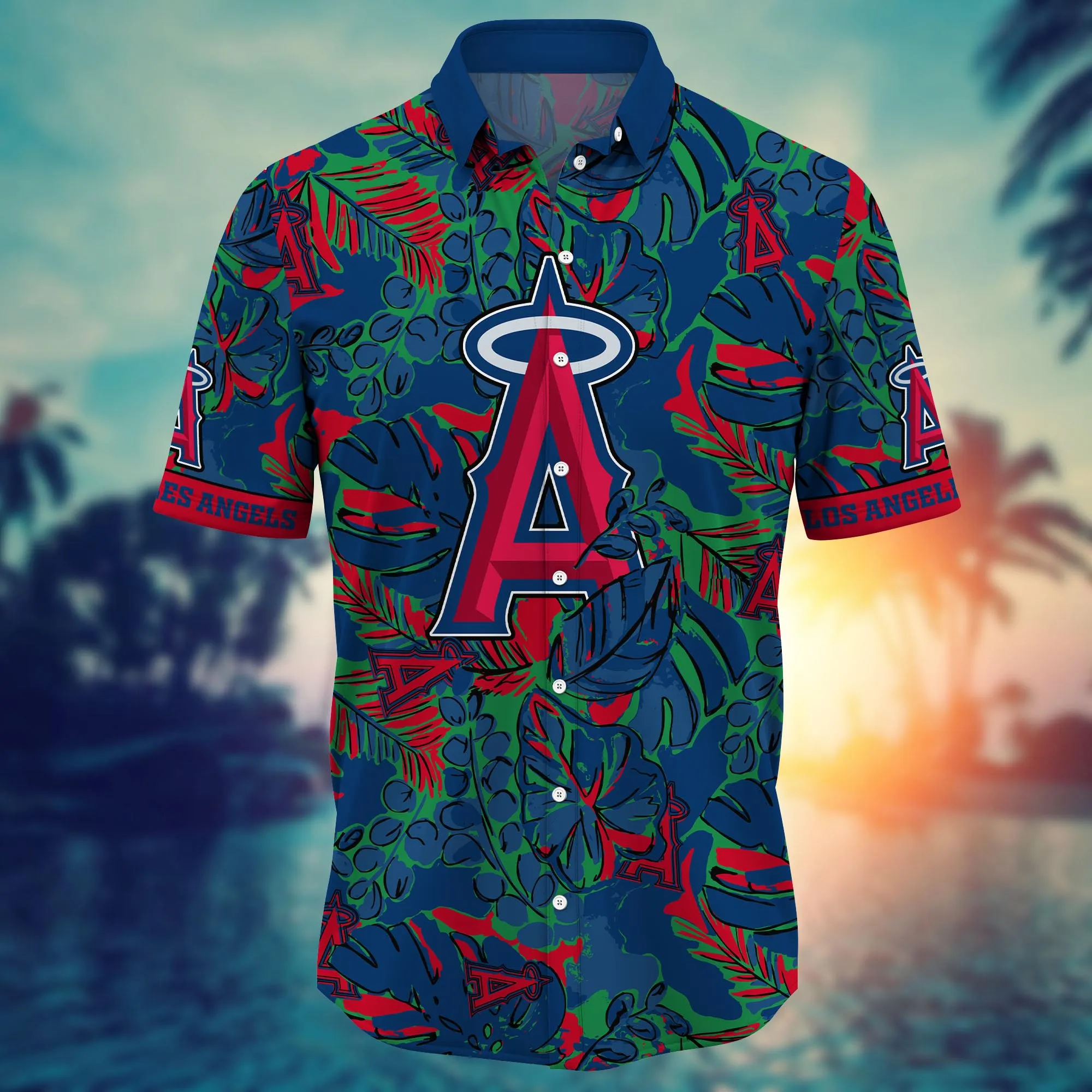 Los Angeles Angels MLB Hawaiian Shirt Beach Season Aloha Shirt