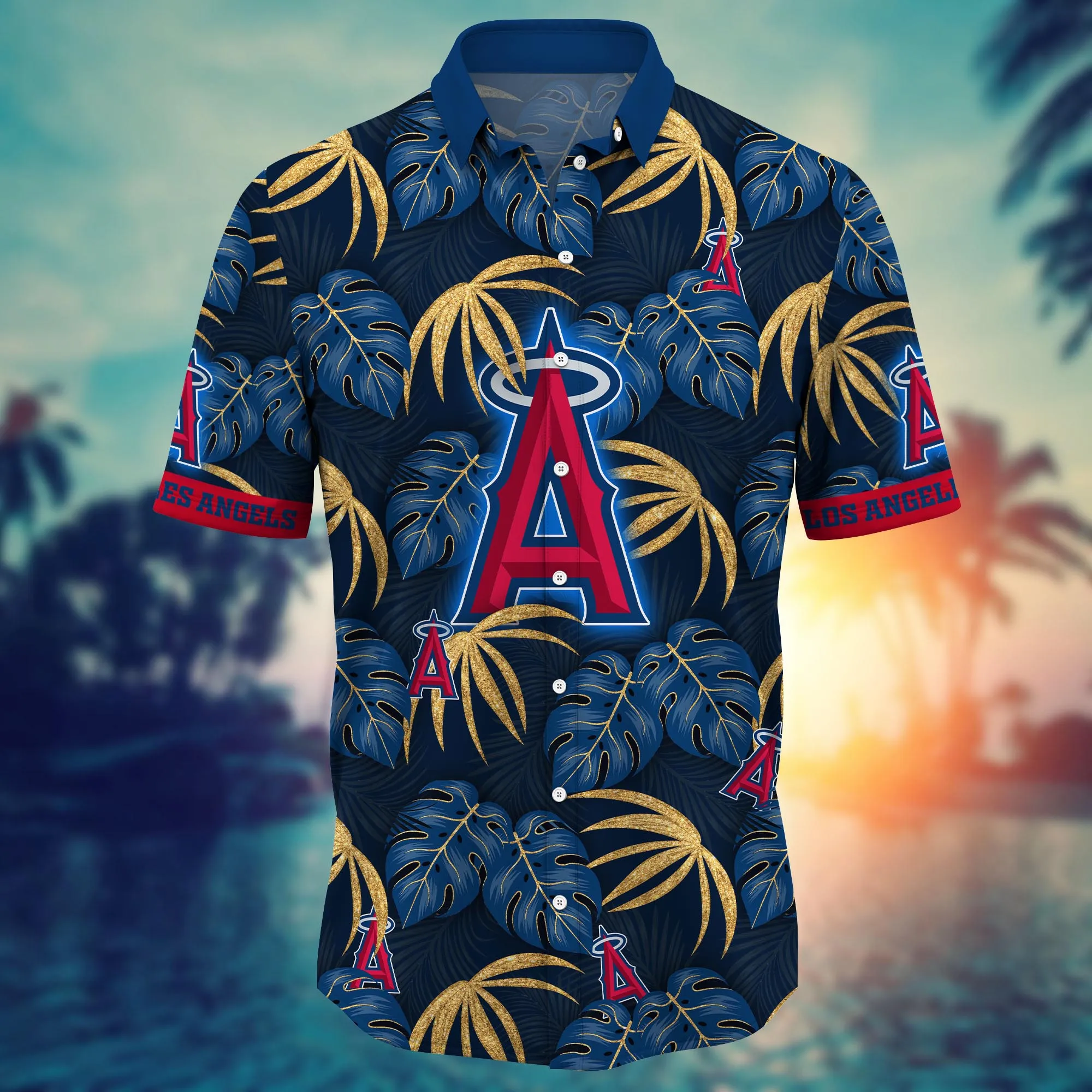 Los Angeles Angels MLB Hawaiian Shirt Vacation Aloha Shirt