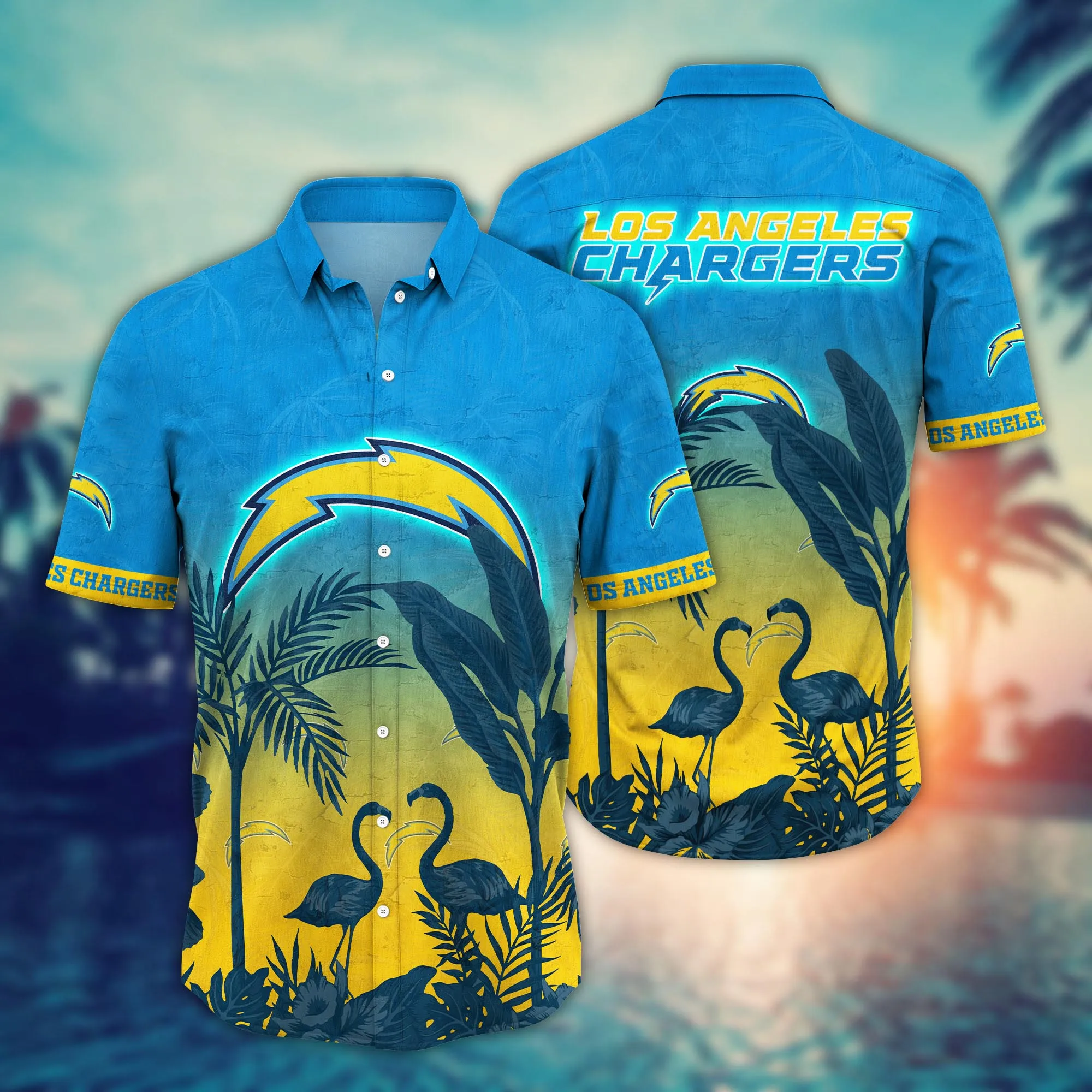 Los Angeles Chargers NFL Hawaiian Shirt Surfingtime Aloha Shirt