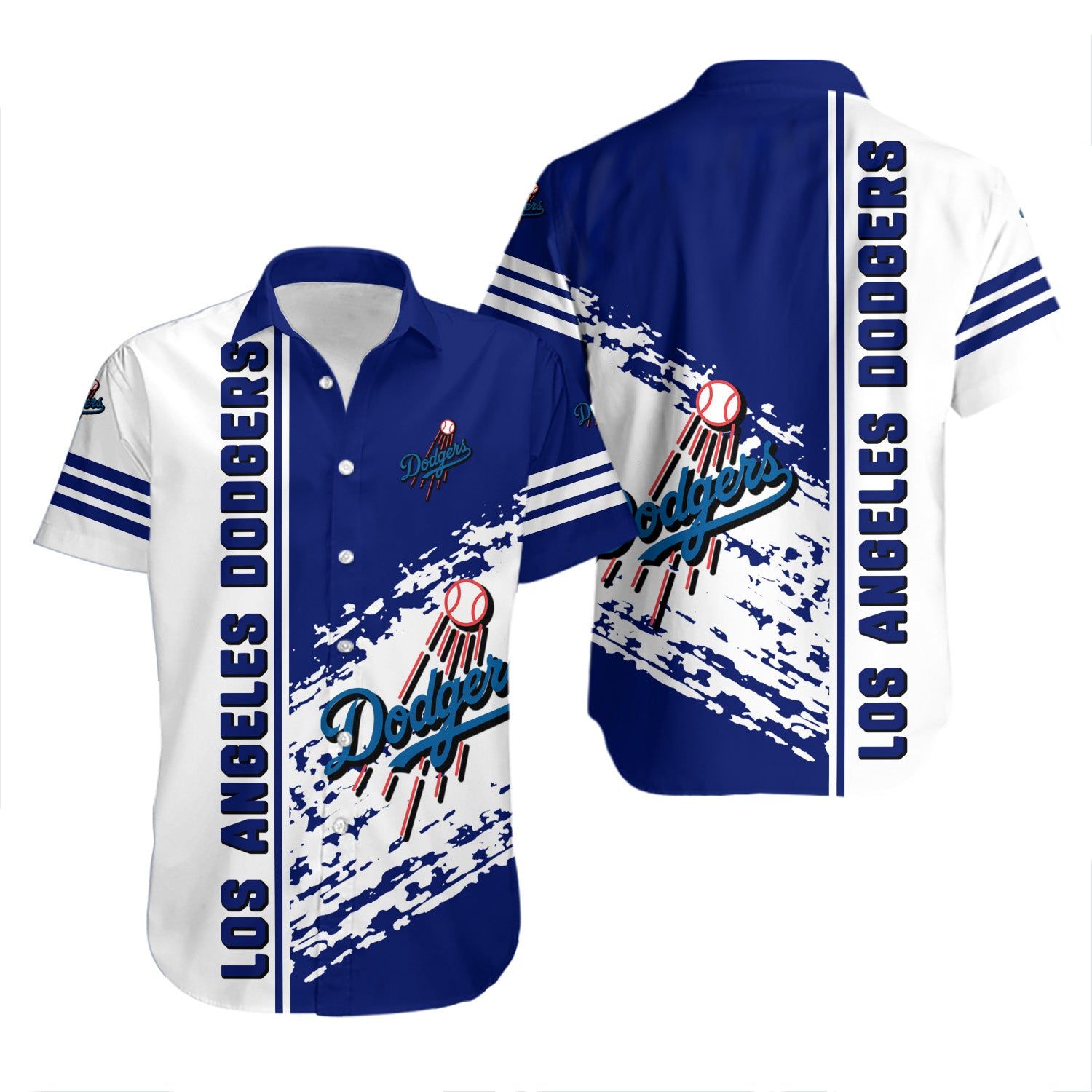 Los Angeles Dodgers Hawaiian Shirt Quarter Style – MLB