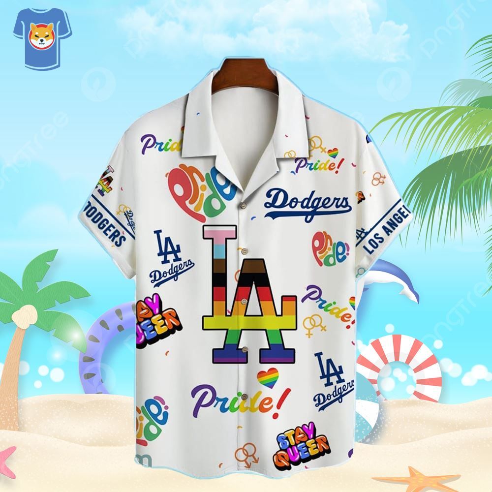 Los Angeles Dodgers MLB Happy Pride Month Hawaiian Shirt
