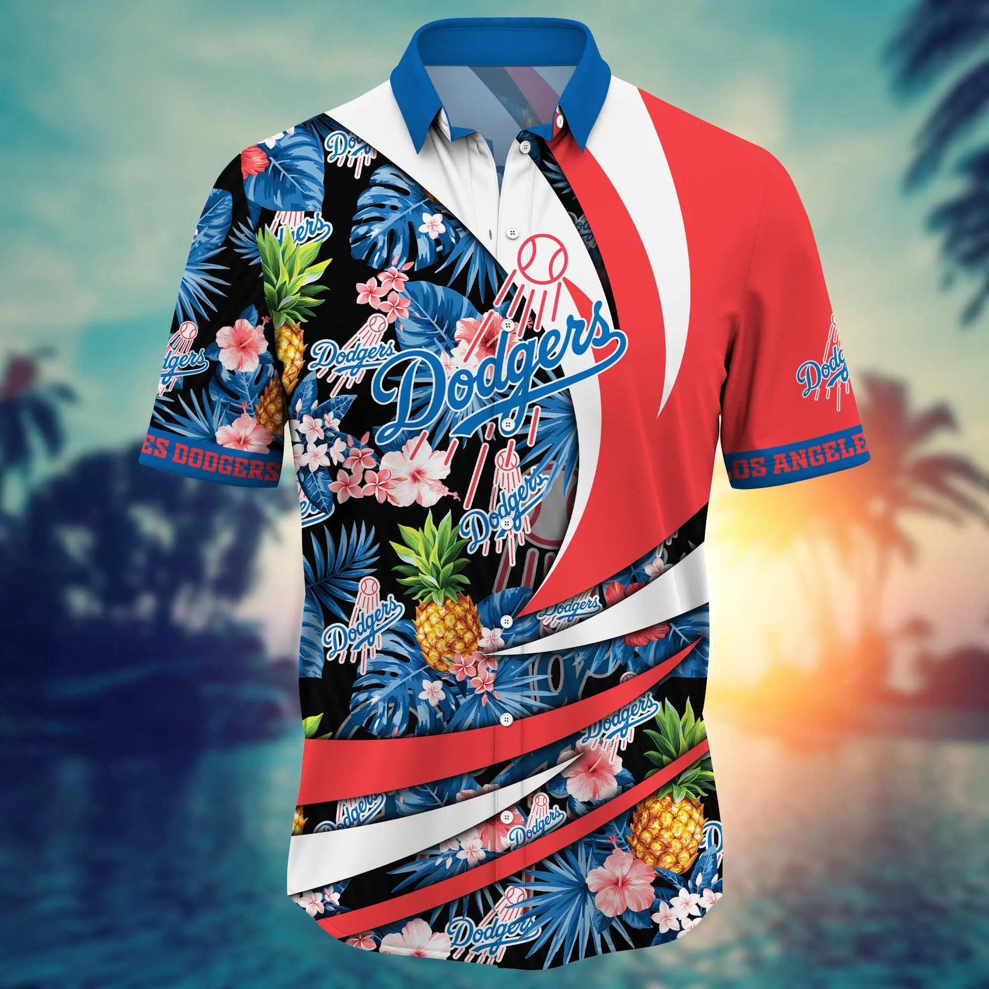 Los Angeles Dodgers MLB Hawaiian Shirt Air Conditioning Aloha Shirt
