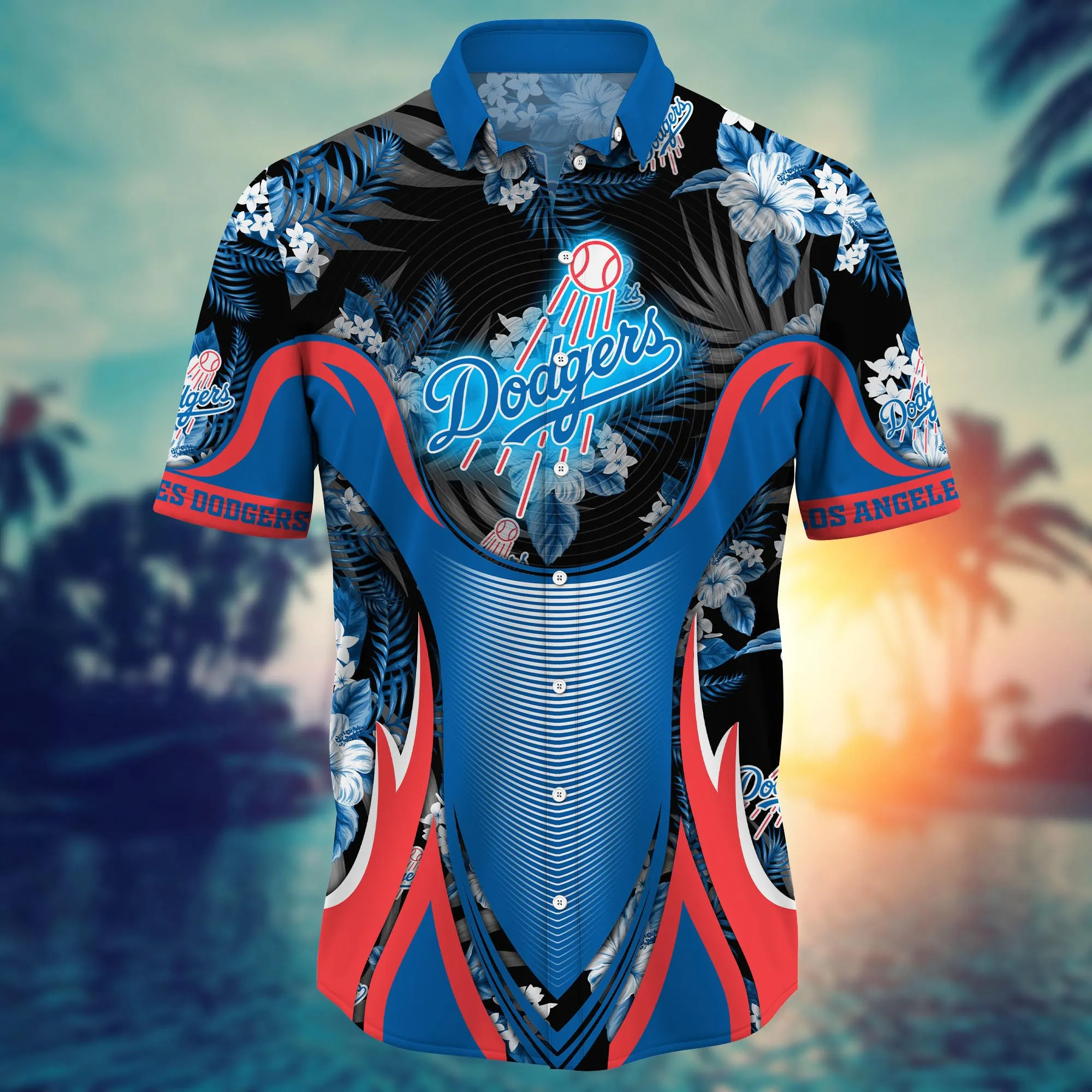 Los Angeles Dodgers MLB Hawaiian Shirt Ice-Cold Drinks Club Match Shirts
